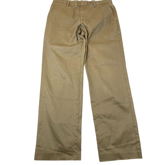 Dockers Mens Pants 32x32 Straight Fit D2 Khaki Straight Leg Flat Front Workwear - Picture 1 of 10